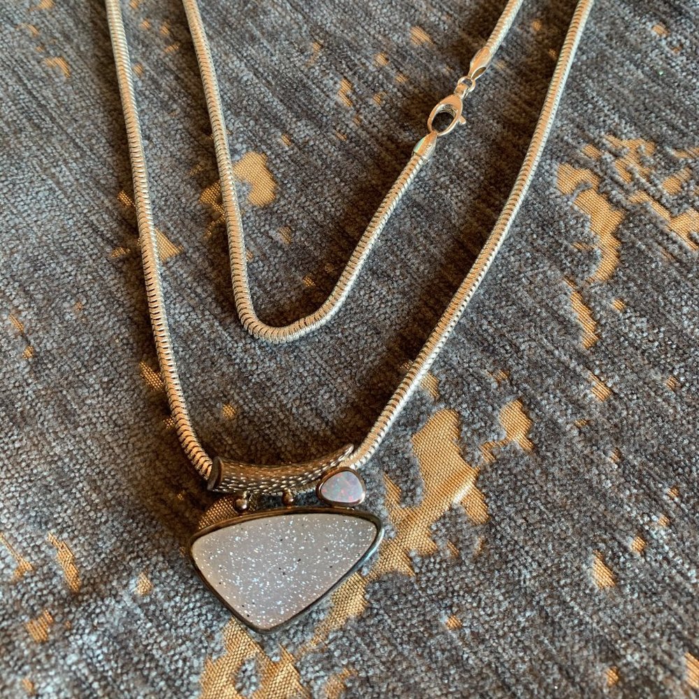 Interchangeable Opal Necklace - image 1